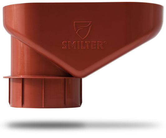 SMILTER Laubschutz in Kupfer Metallic – robuster Dachrinnenschutz gegen Laub und Schmutz, witterungsbeständig und einfach zu montieren für freie Regenrinnen.