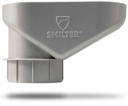 SMILTER Laubschutz in Silber Metallic – langlebiger und witterungsbeständiger Dachrinnenschutz, der effektiv vor Laub und Schmutz schützt und einfach zu montieren ist.